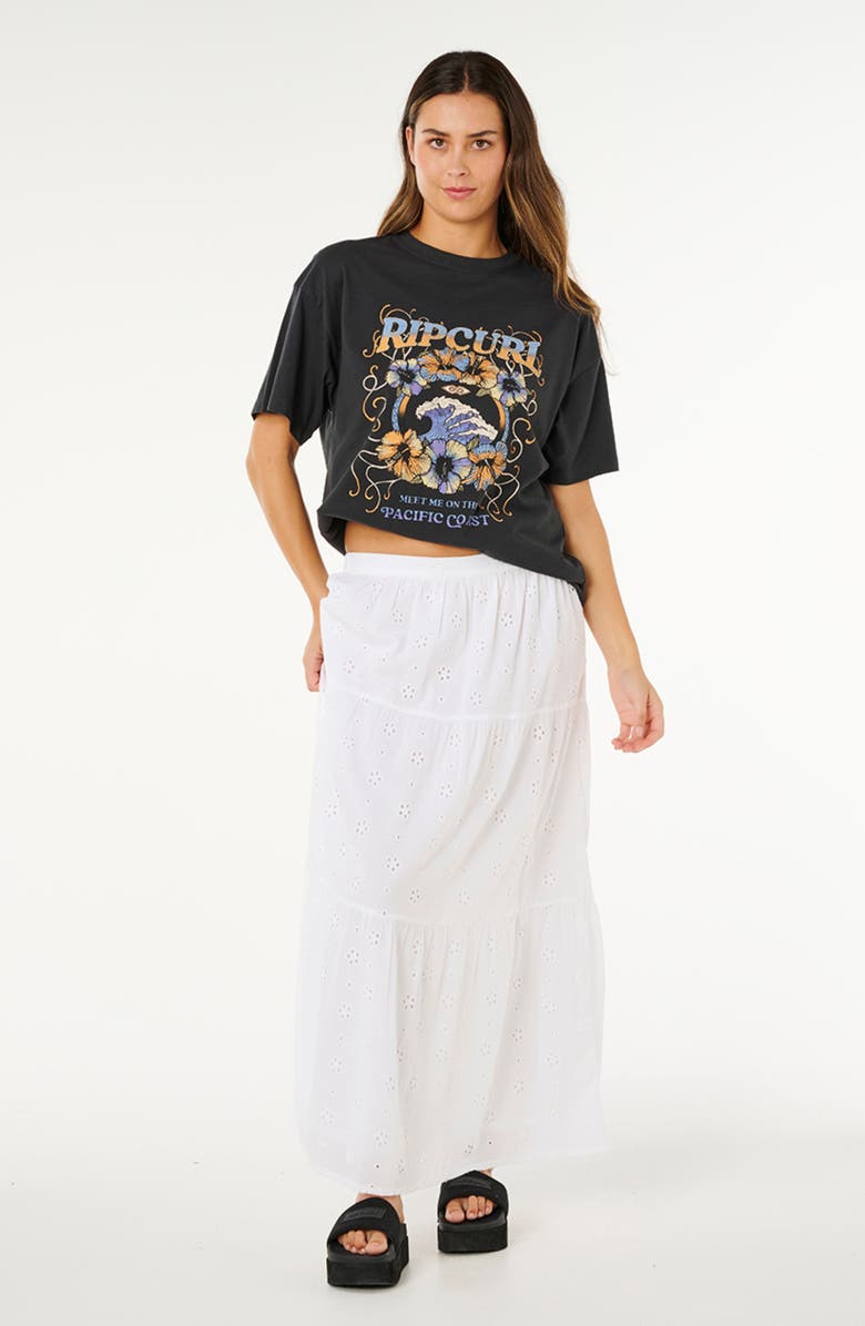 Rip Curl Pacific Coast Heritage Relaxed Graphic T-Shirt, Alternate, color, Washed Black