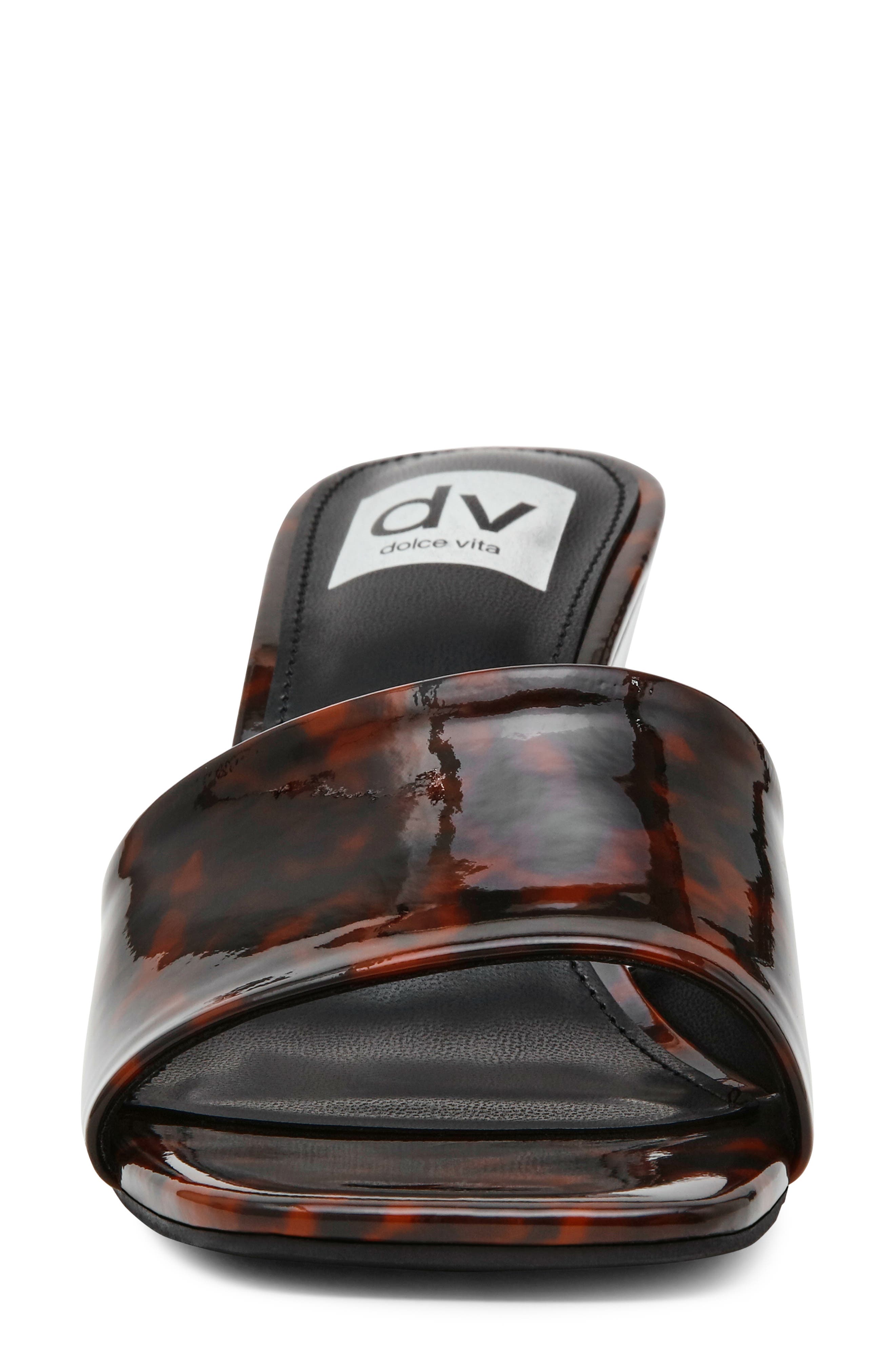 Everess Square Toe Mule, Alternate, color, TORTOISE