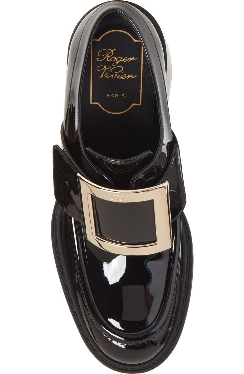 Roger Vivier Viv Rangers Buckle Loafer, Alternate, color,