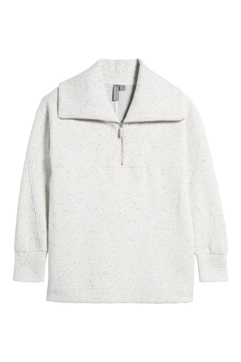 Radiant Half Zip Sweatshirt, Alternate, color, TRANQUIL G