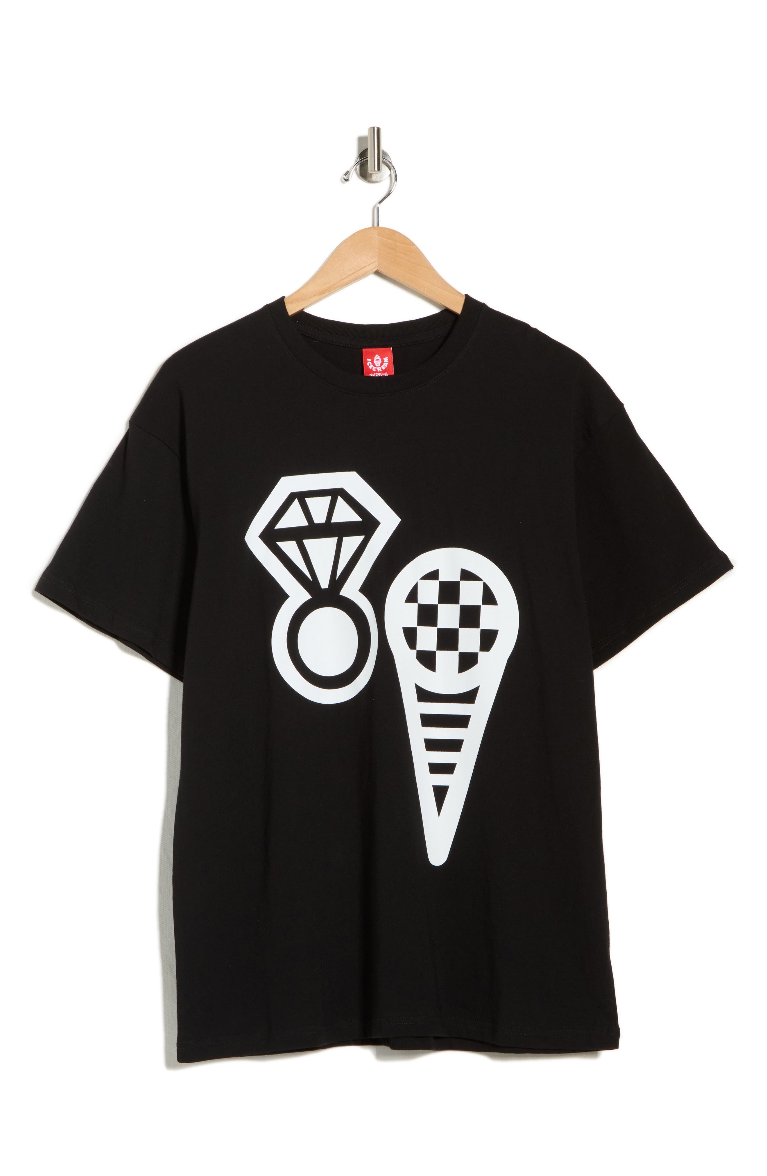 ICECREAM Checkers Graphic T-Shirt