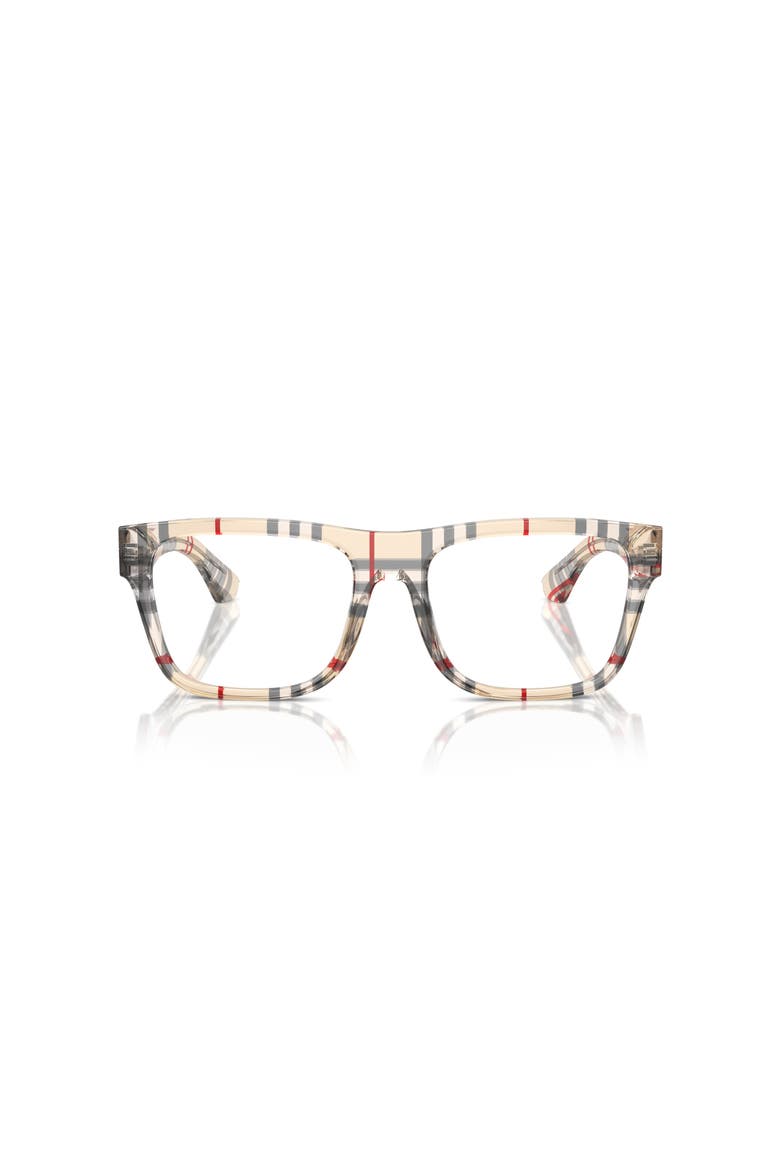 55mm Square optical glasses, Alternate, color, Brown