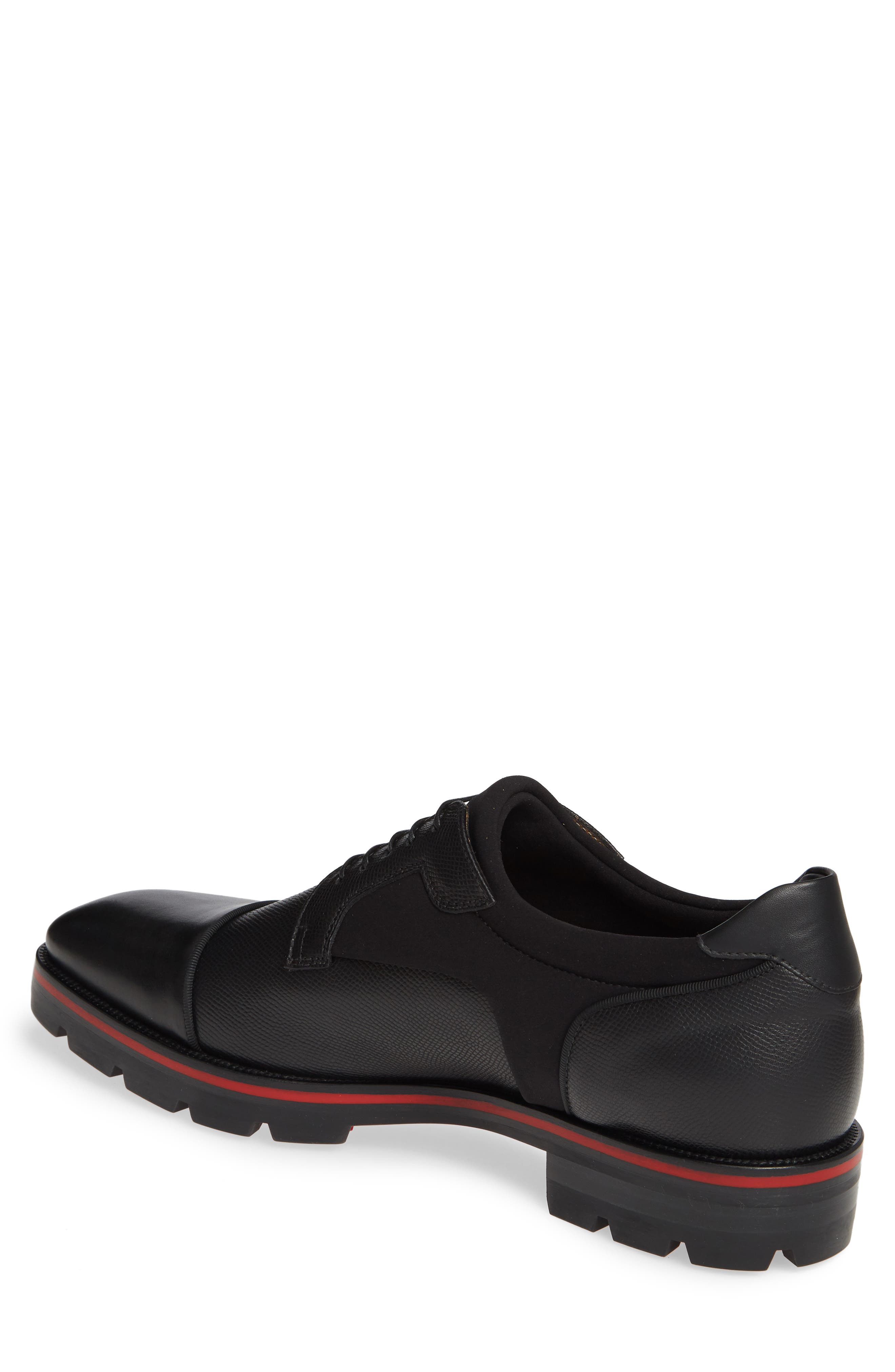 Christian Louboutin Mika Sky Lug Cap Toe Derby, Alternate, color, 