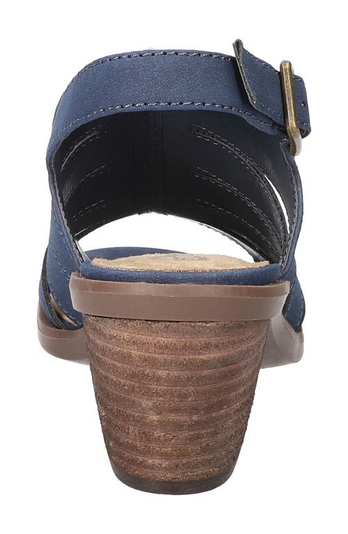 Bella Vita Rhodes Slingback Sandal In Navy