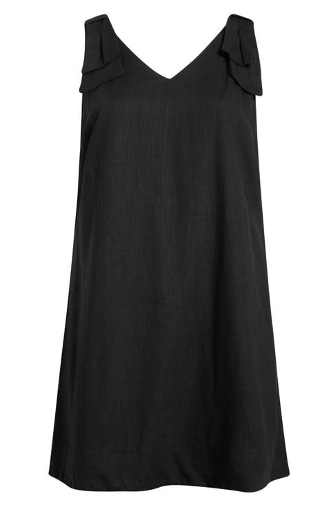 V-Neck Minidress (Plus)