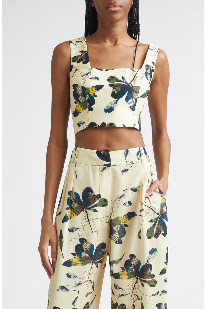 Carda Abstract Floral Crop Top, Main, color, BLOOMS PRINT