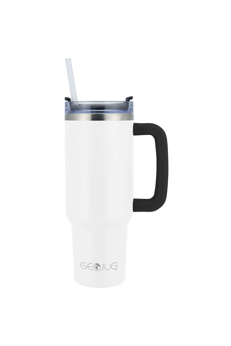 40oz Insulated Stainless Steel Tumbler Cup, Main, color, White