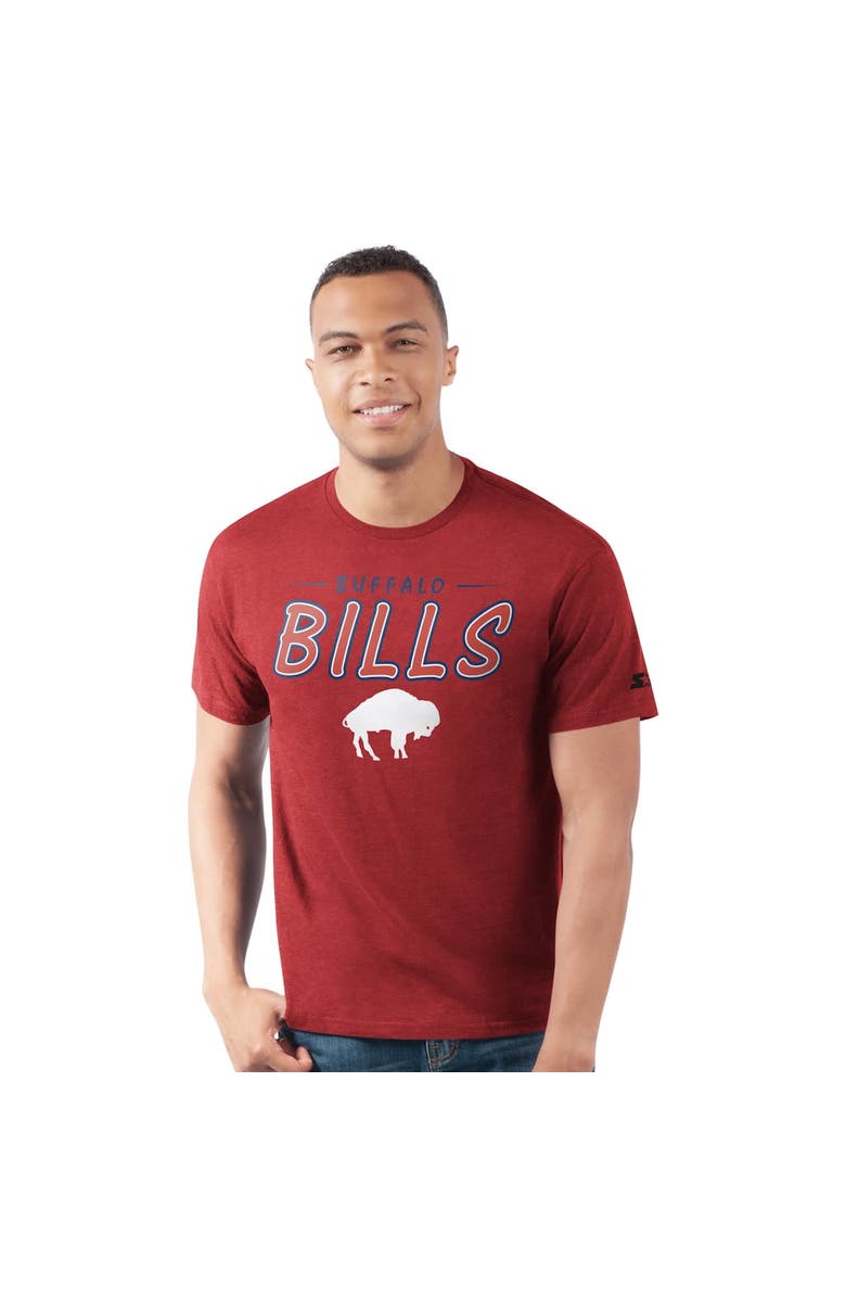 STARTER Men's Starter  Red Buffalo Bills Prime Time T-Shirt, Alternate, color, Red
