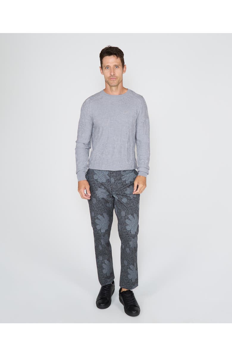 Lords of Harlech Cole Fully Fashioned Merino Wool Crewneck Sweater, Alternate, color, Flannel