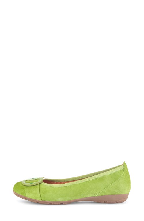 Gabor 44.163 Ballet Flat In Green
