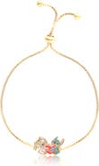 Disney Adjustable Heart Lariat Bracelet, 18kt Gold Plated