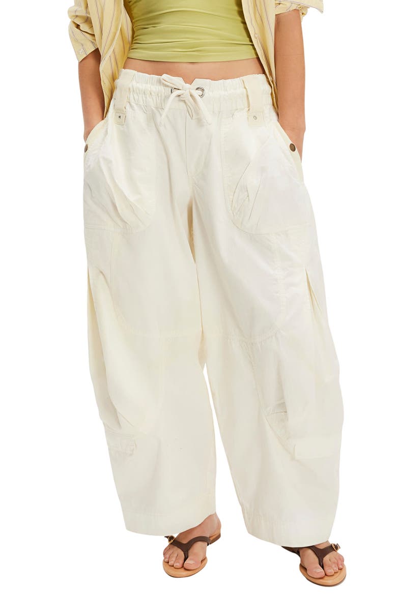Onset Cotton Twill Parachute Pants, Main, color, TOFU