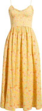 Free People Sweet Nothings Floral Print Sleeveless Maxi Sundress