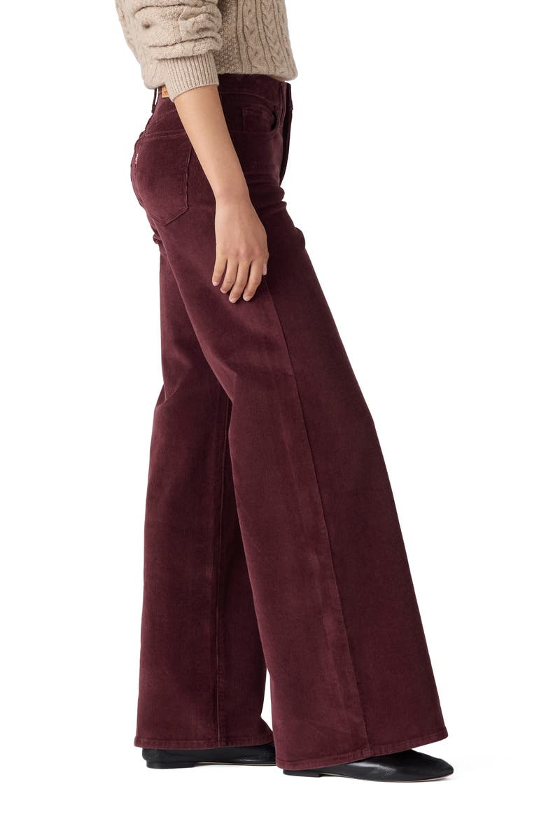 318 Shaping Wide Leg Corduroy Pants, Alternate, color, SASSAFRAS