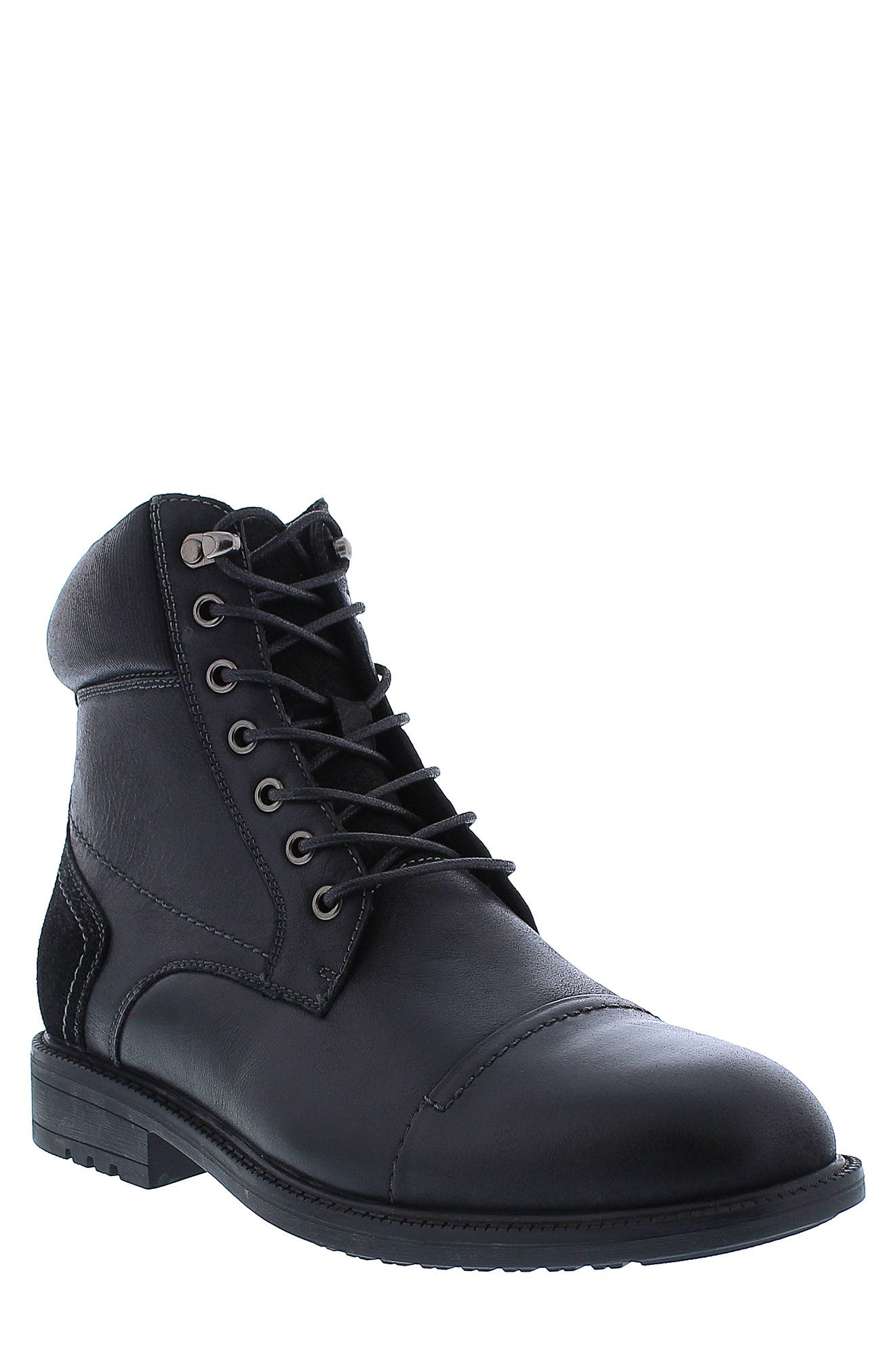 English Laundry Autry Cap Toe Leather Lace-Up Boot, Main, color, 