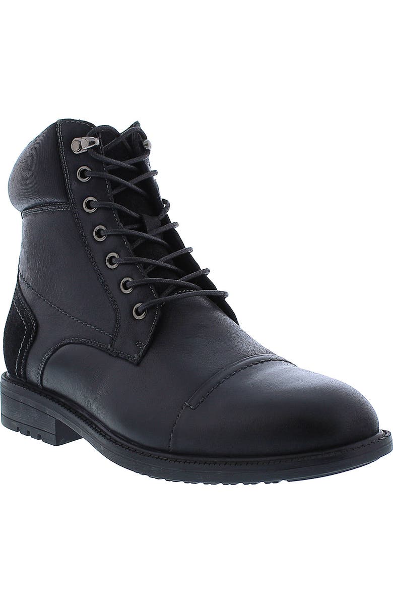 English Laundry Autry Cap Toe Leather Lace-Up Boot, Main, color,