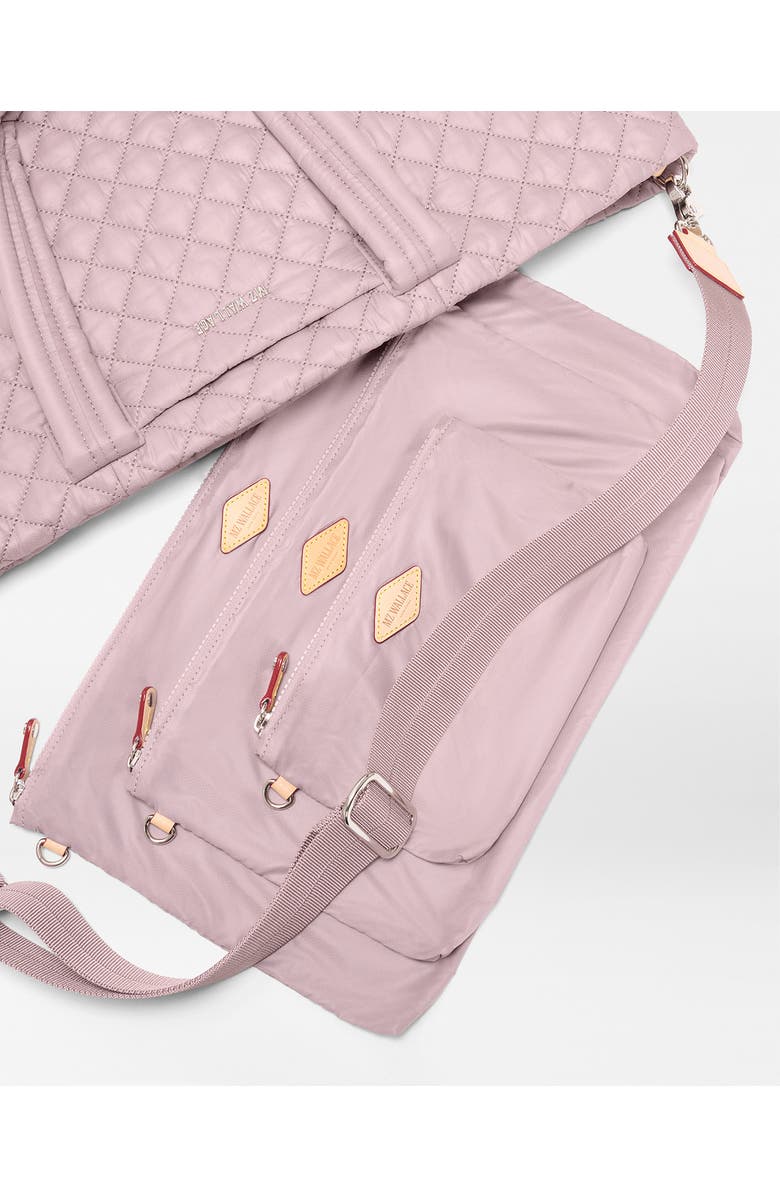 MZ Wallace Large Metro Deluxe II Diamond Quilted Nylon Tote, Alternate, color, Quail