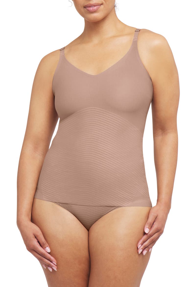 SPANXshape™ Invisible Cotton Blend Cami, Main, color, CAFE AU LAIT