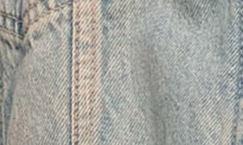 TOPSHOP TOPSHOP OVERSIZE BALLOON SLEEVE DENIM JACKET 