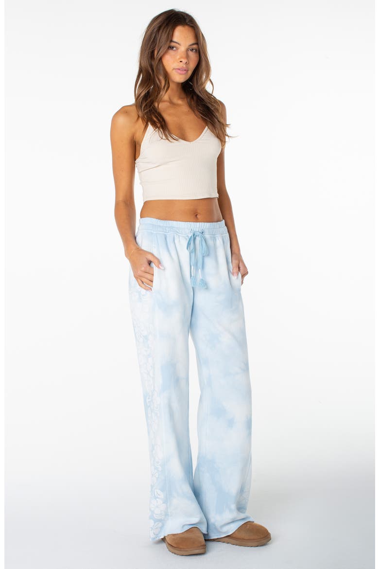 Fringing Reefs Drawstring Pants, Alternate, color, CERULEAN