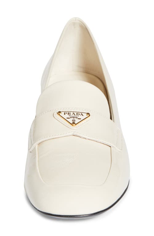 Prada Mocassini Loafer Pump In Avorio