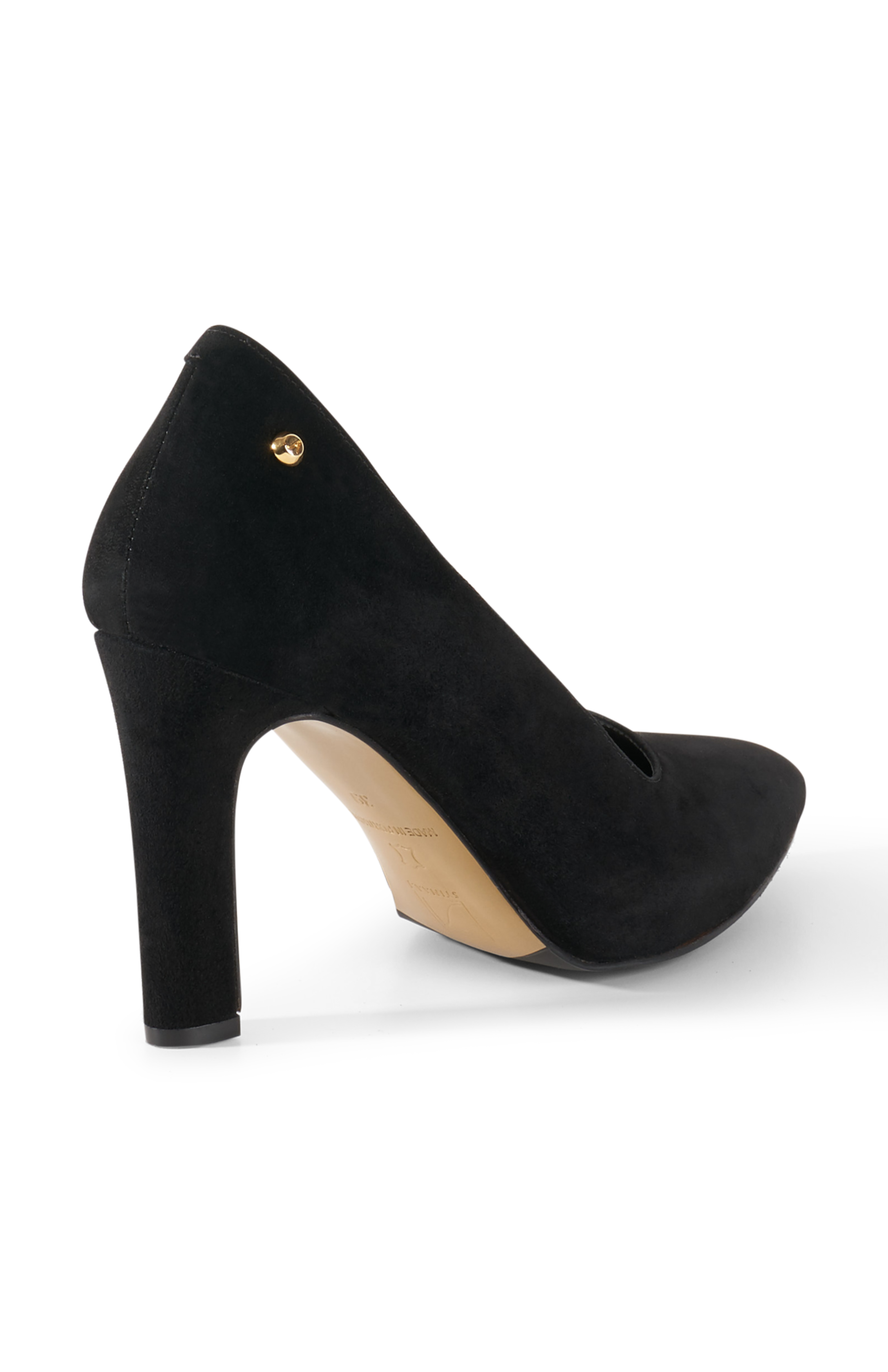 Stinaa.J Jackie Orthopedic Suede Pumps, Alternate, color, Black Suede