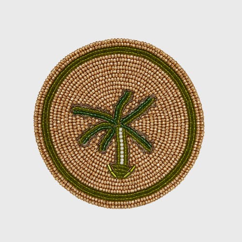 Joanna Buchanan Palm Tree Coasters 4-piece Set In Multi