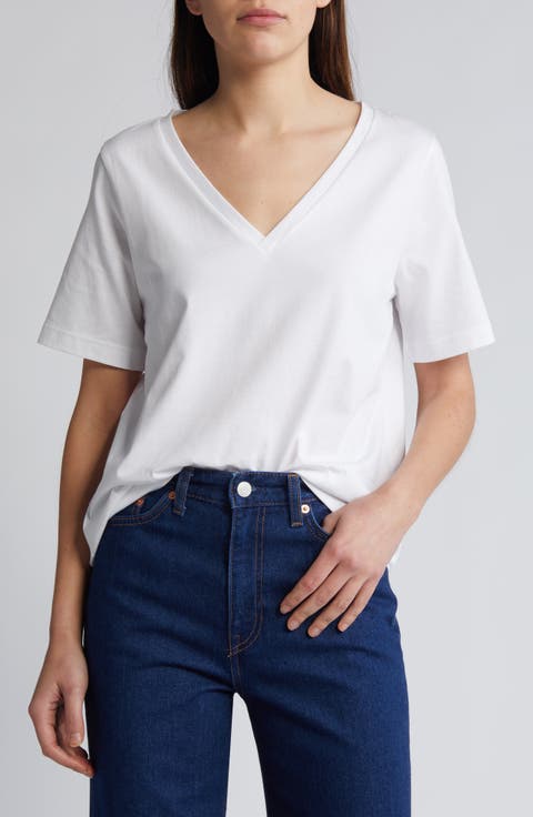 The V-Neck Organic Cotton T-Shirt