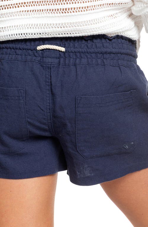 ROXY ROXY OCEANSIDE COTTON DRAWSTRING SHORTS