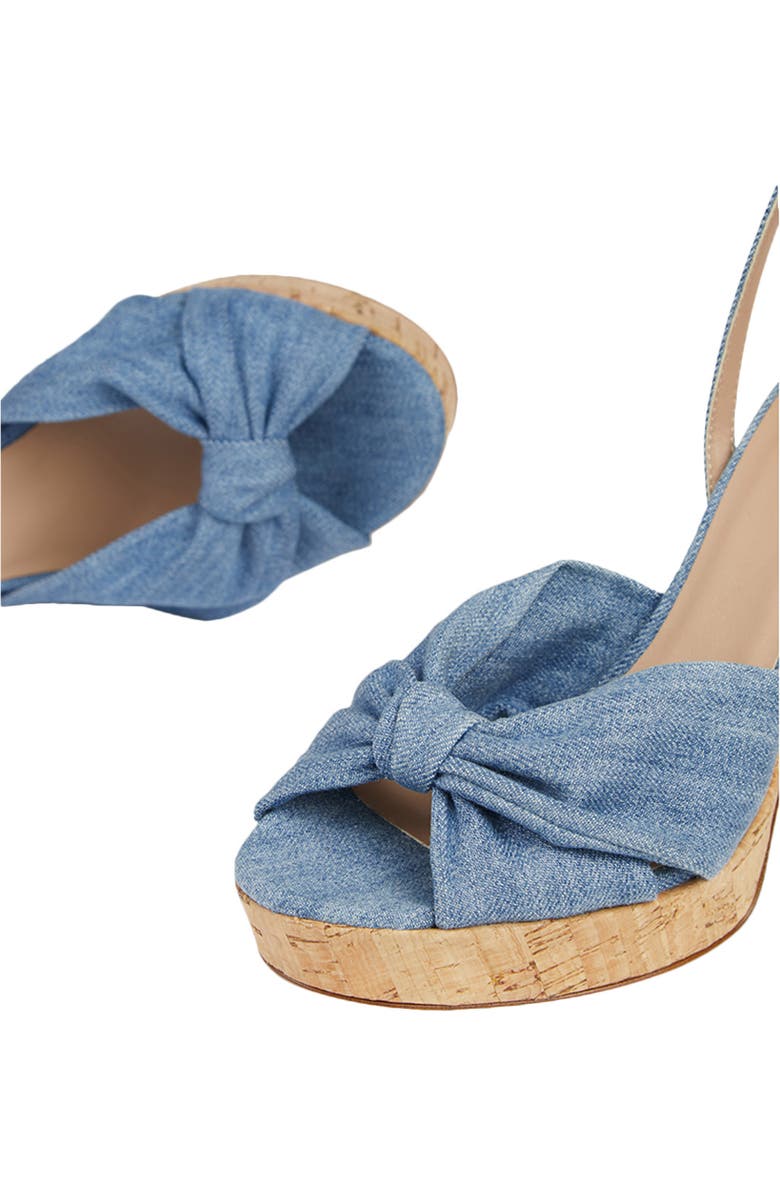 LK Bennett Amanda Espadrille Platform Sandal, Alternate, color,