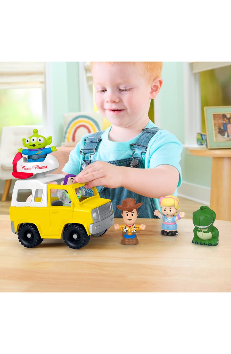 FISHER PRICE Little People Disney & Pixar Toy Story Pizza Planet Truck & Buzz Lightyear Toy Set, Alternate, color, Assorted