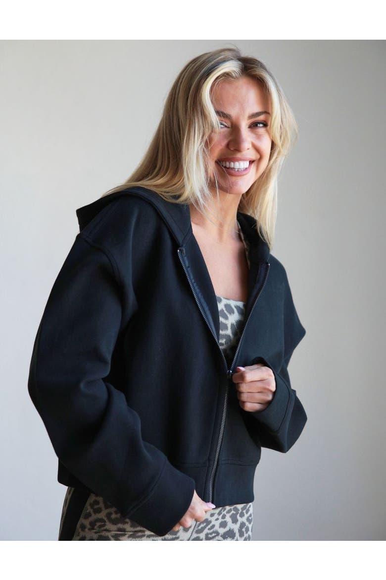 High Set Zip, Alternate, color, Black