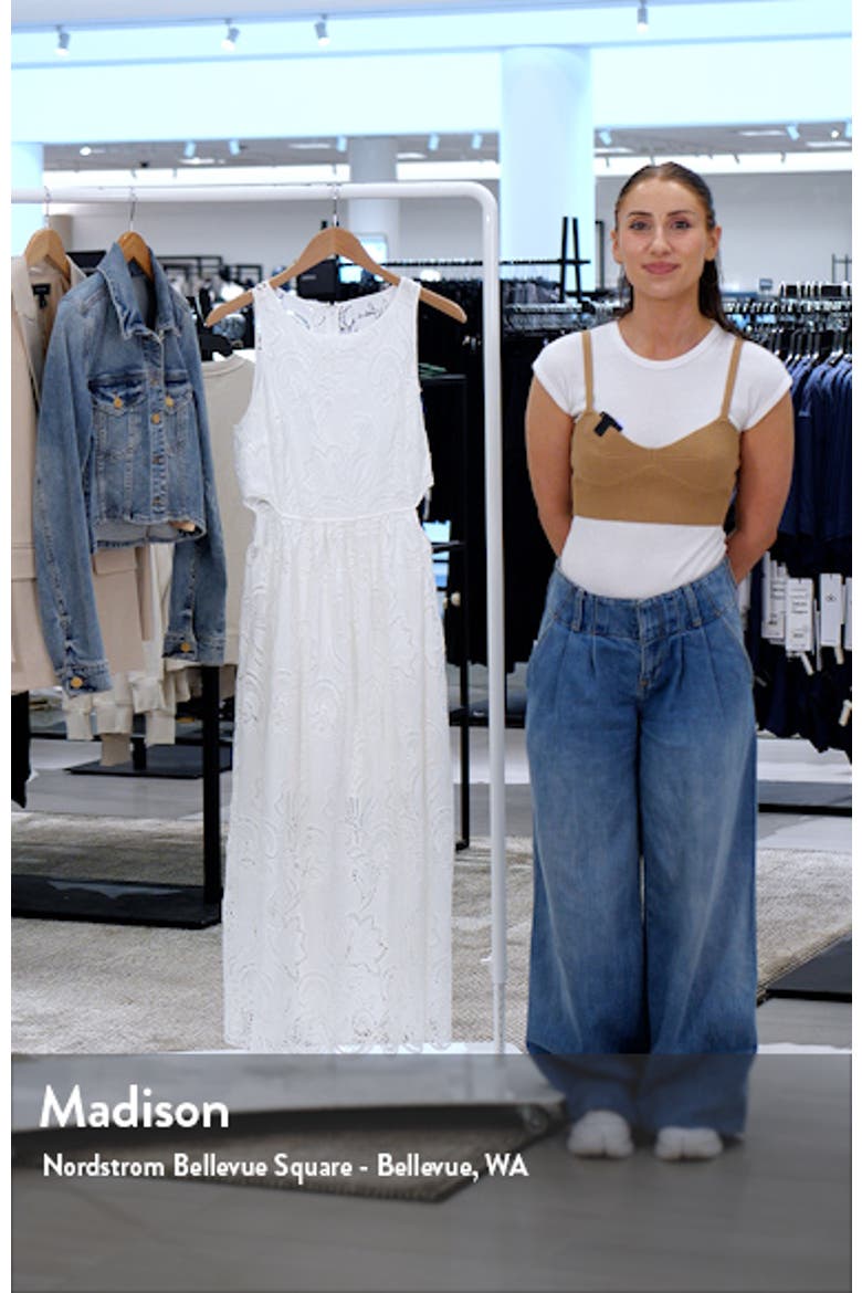 Bouquet Eyelet Maxi Dress video