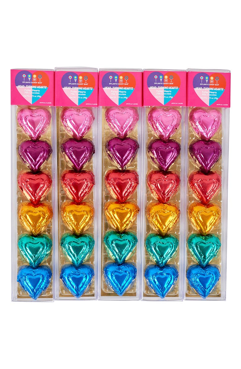 Dylan's Candy Bar Head Turning Hearts Milk Chocolate Party Pack, Main, color, 