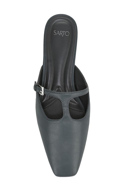Sarto By Franco Sarto Dorthea T-strap Mule In Blue