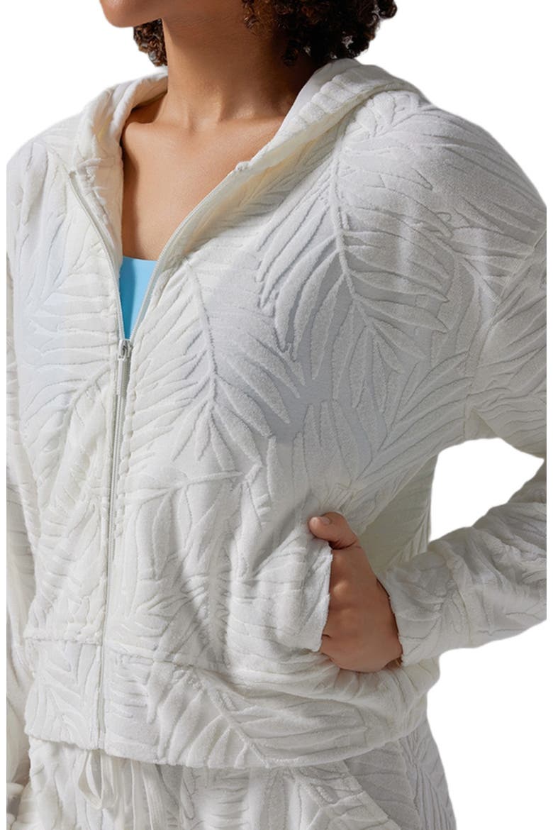 Palm Terry Zip Hoodie, Alternate, color, COCONUT