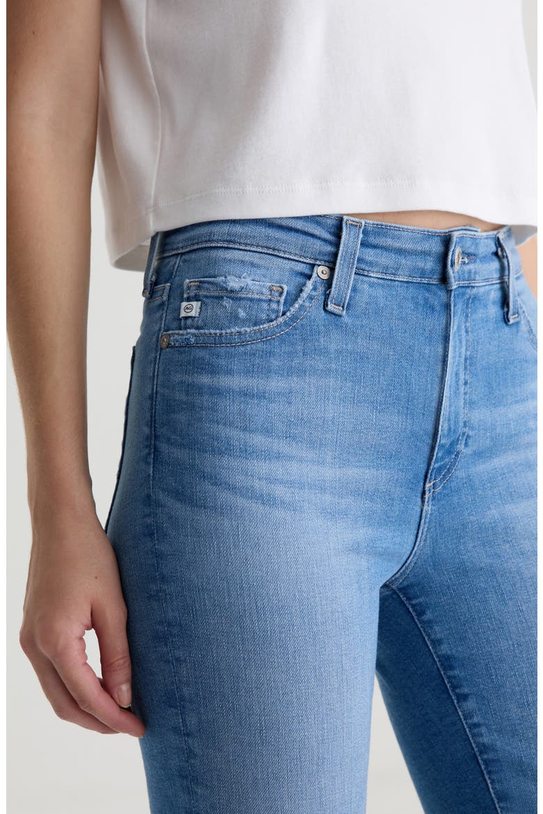 Mari Mid Rise Ankle Slim Straight Leg Jeans, Alternate, color, MINIMALIST