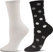 MeMoi Assorted 2-Pack Crew Socks