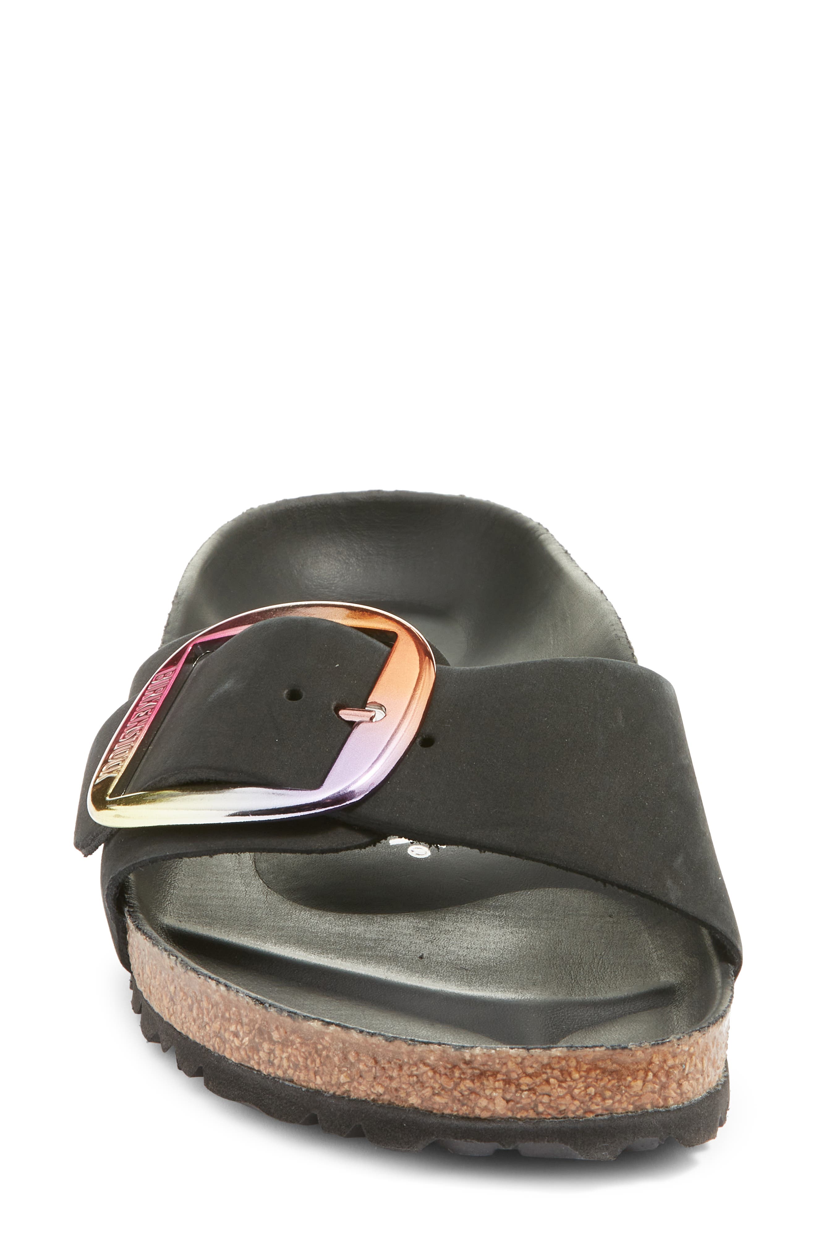 Birkenstock Madrid Iridescent Big Buckle Slide Sandal, Alternate, color, 