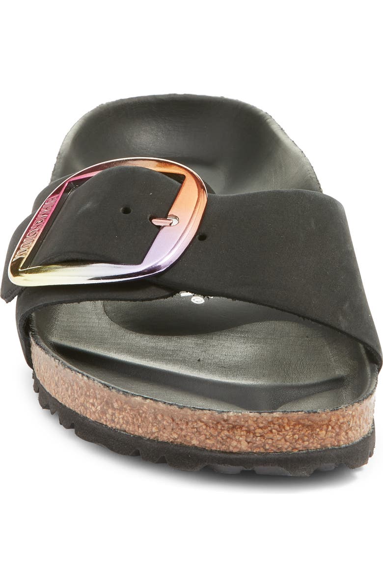 Birkenstock Madrid Iridescent Big Buckle Slide Sandal, Alternate, color,