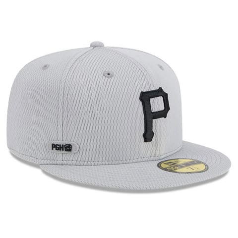 Men's New Era Gray Pittsburgh Pirates 2025 MLB Clubhouse 59FIFTY Fitted Hat