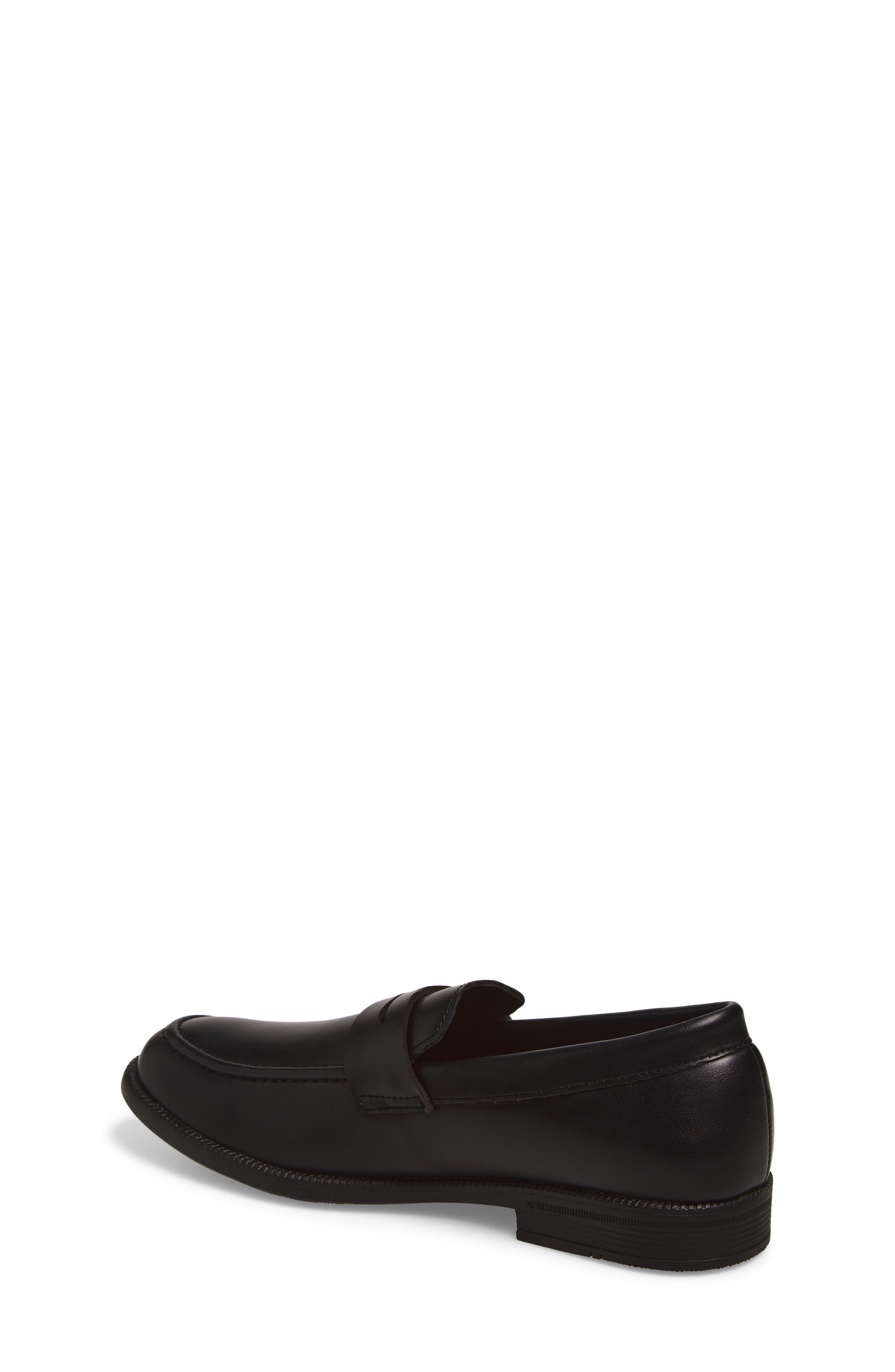 GEOFFREY BEENE Kids' Penny Loafer, Alternate, color, Black