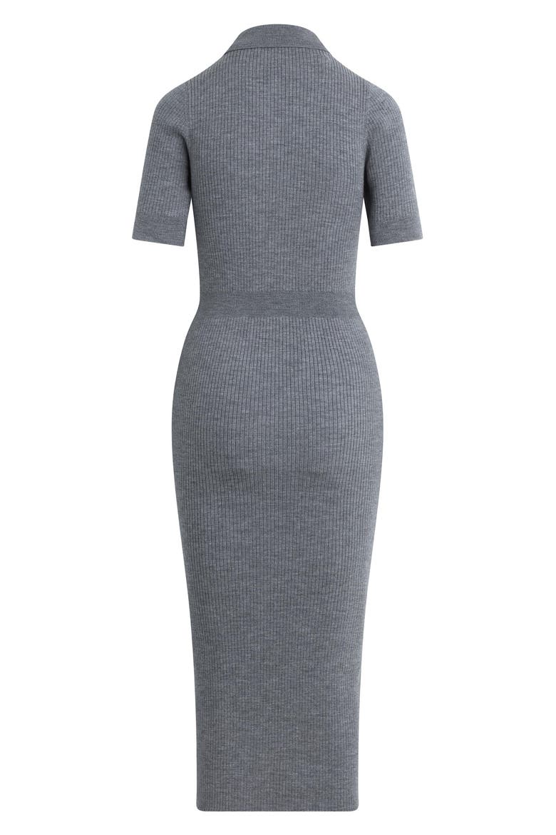 The Hard to Get Midi Dress, Alternate, color, HEATHER GREY