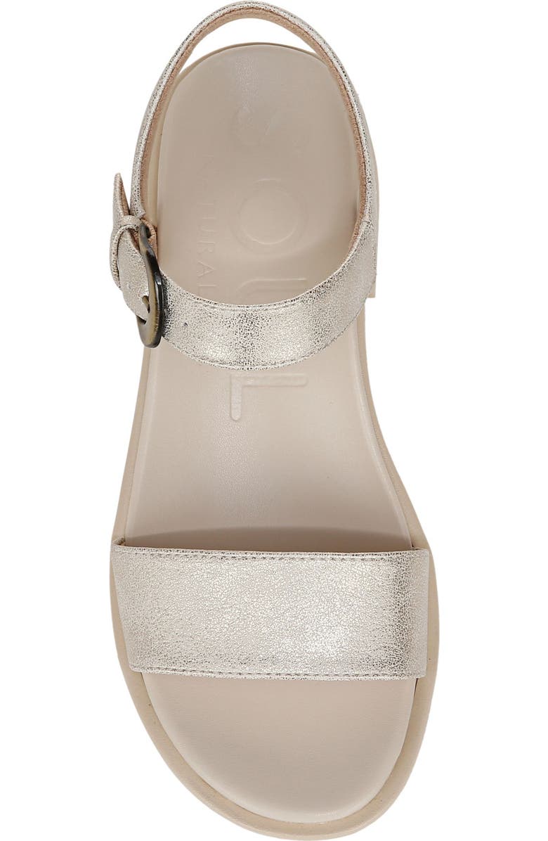 SOUL NATURALIZER Emma Block Heel Sandal, Alternate, color, Gold Faux Leather