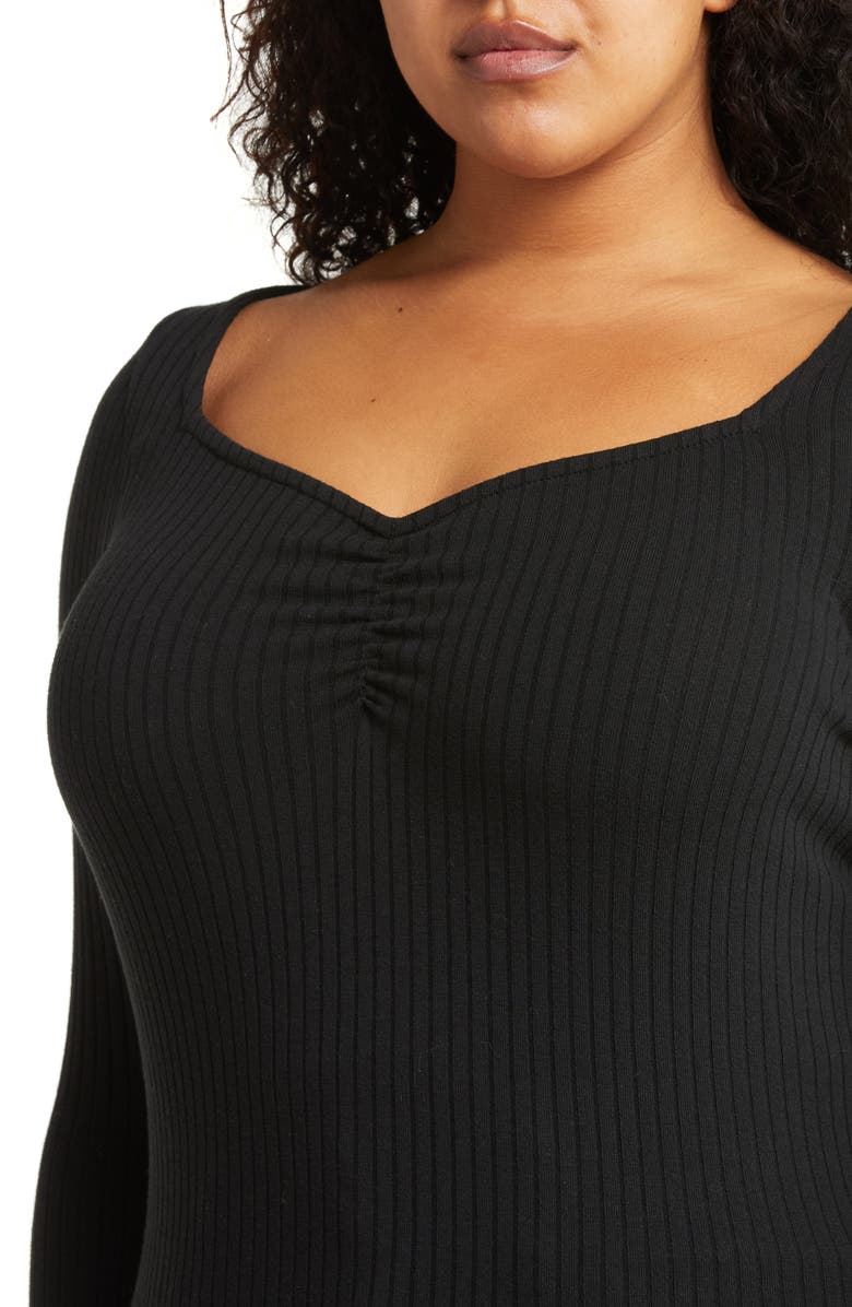 Madewell Sweetheart Rib Top, Alternate, color, 