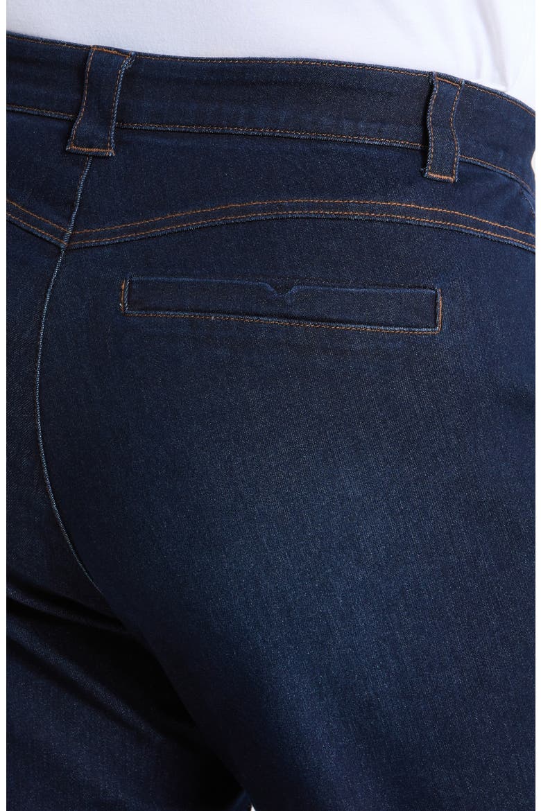 High Waist Ankle Wide Leg Jeans, Alternate, color, DARK INDIGO ARTISANAL