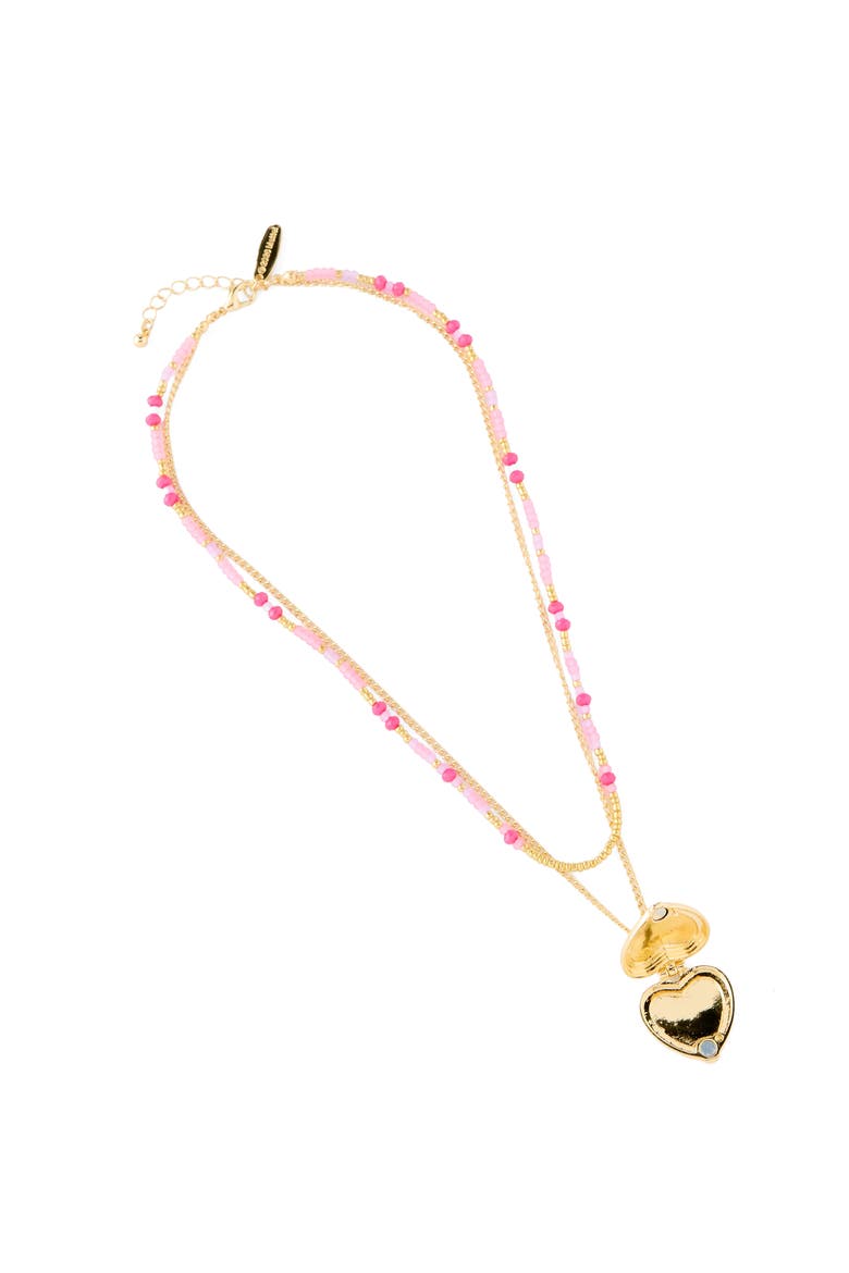 Kid's License Polly Pocket Locket, Alternate, color, Polly Pocket Beaded Heart