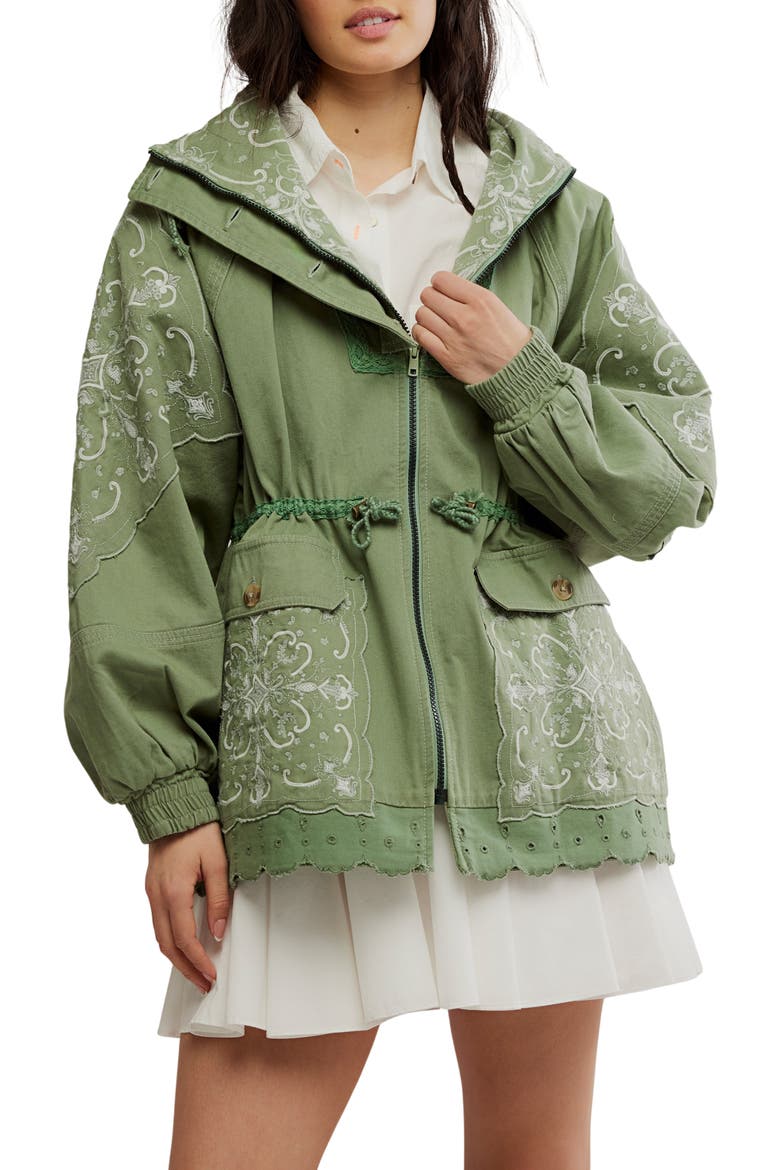 Bali Until Dawn Jacket, Main, color, OIL GREEN