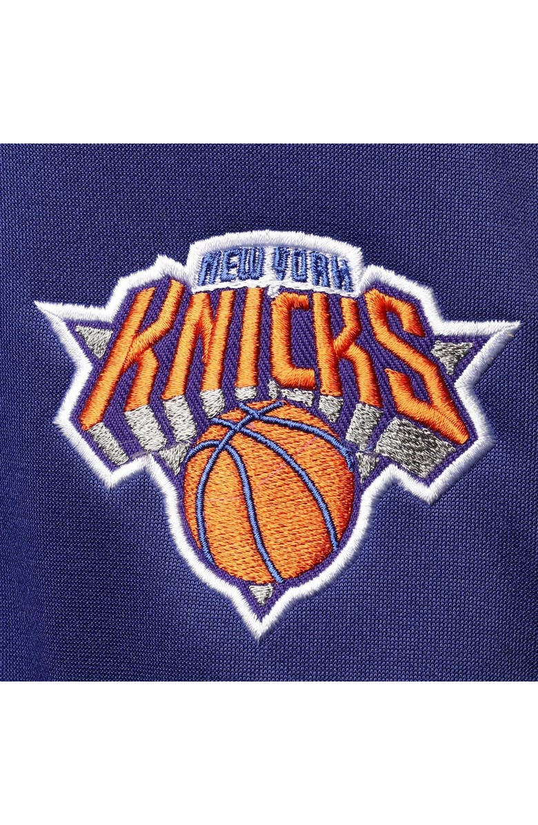 PROFILE Men's Blue/Orange New York Knicks Big & Tall Pieced Body Full-Zip Track Jacket, Alternate, color, 