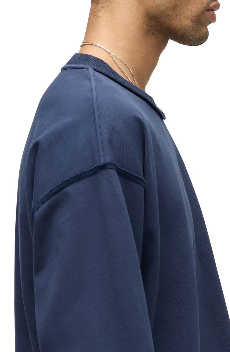 Hudson Jeans Heavyweight Cotton Long Sleeve T-Shirt, Alternate, color,